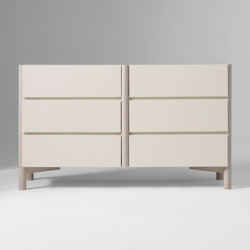 Paskil 6-Drawer Dresser (54.5") - Wooden Empiro