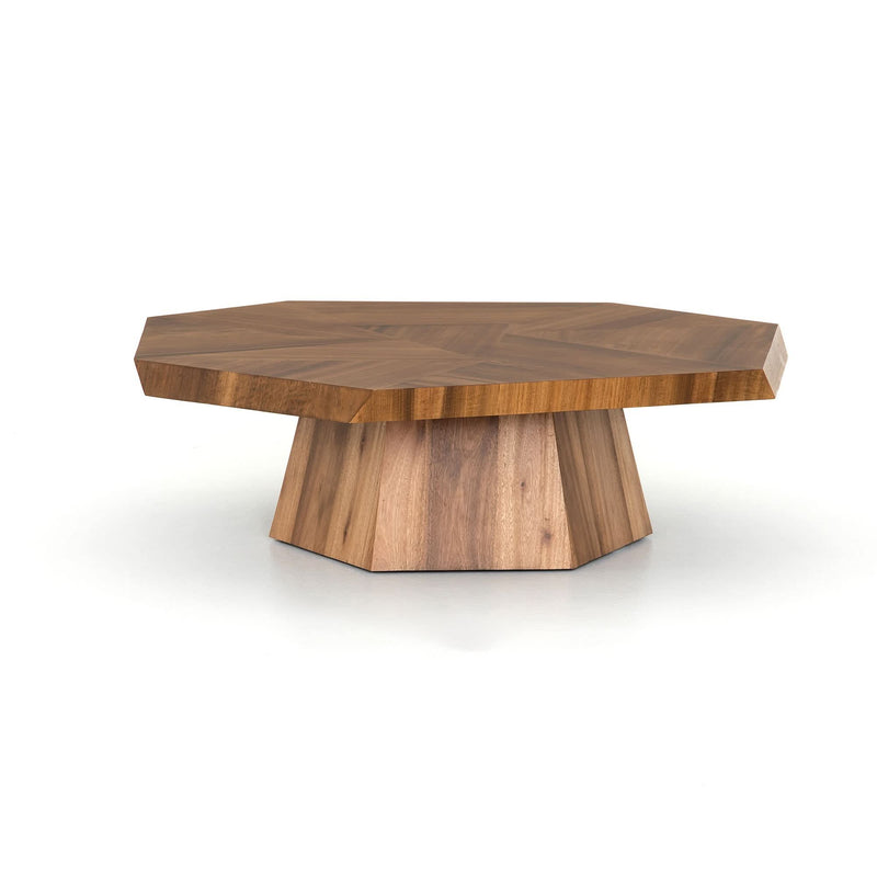 Koon Natural Geometric Coffee Table - Wooden Empiro