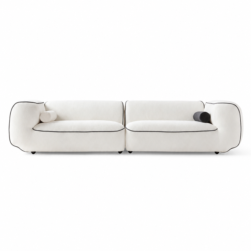 The Noiré Sofa — Luxury Modern 4-Seater Sofa