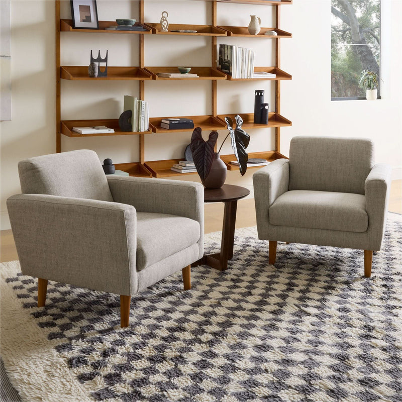 Francin Modern 1 Seater Oliver Chair - Wooden Empiro