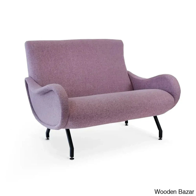 Paisele Upholstered 2-Seater Sofa With Timeless Elegance and Luxurious Comfort