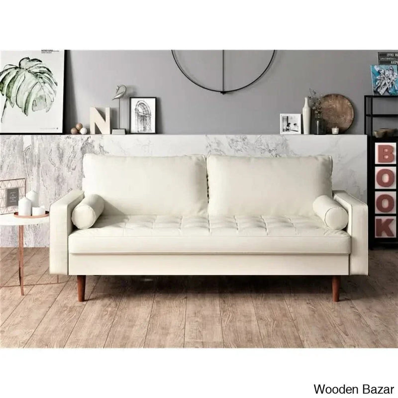 Payan Vegan Square Arm Sofa
