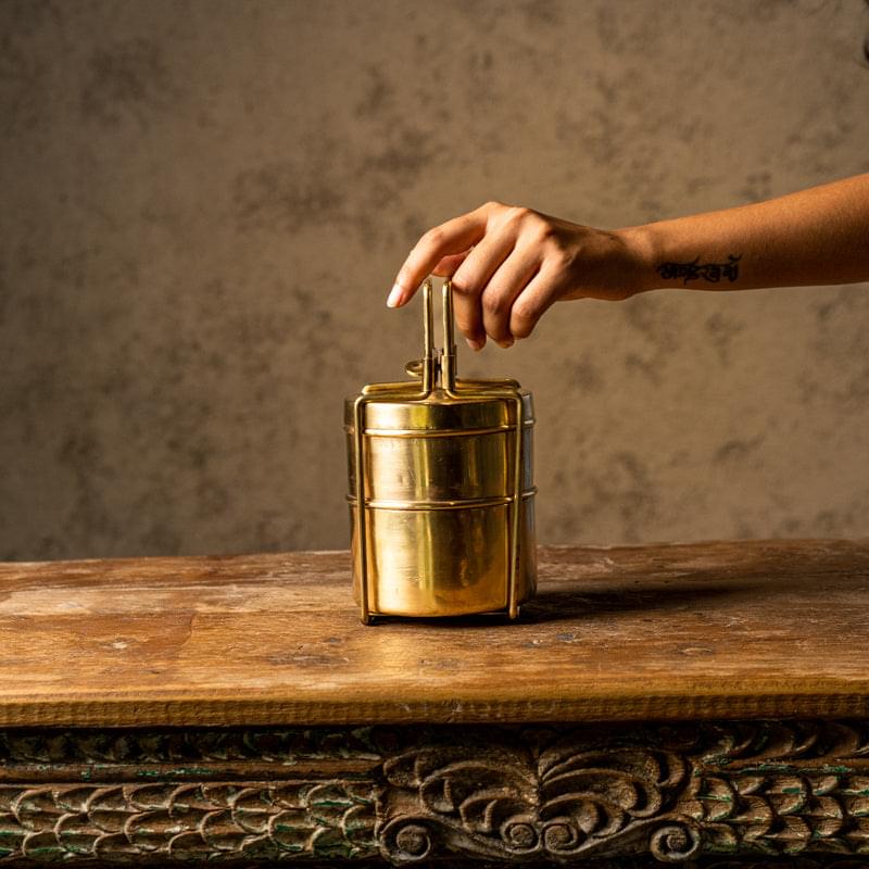 Brass Tiffin Box