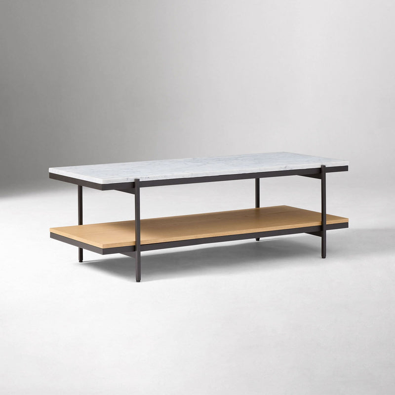Yikler Pierce Marble Coffee Table - Wooden Empiro