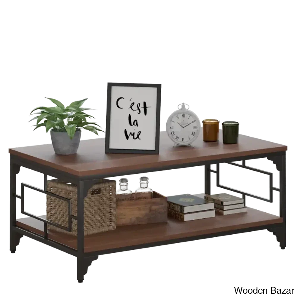 Pop Coffee And Center Table Brown