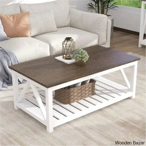 Red Barel Coffee And Center Table White