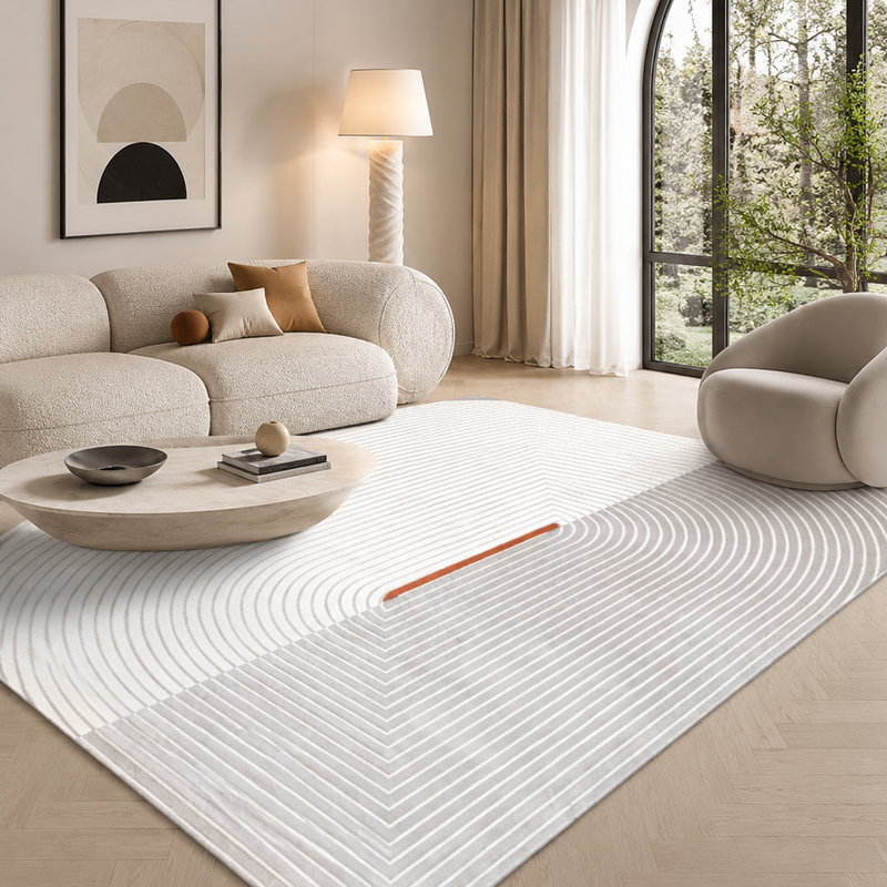 The Halo Rug — Luxury Geometric Contemporary Area Rug