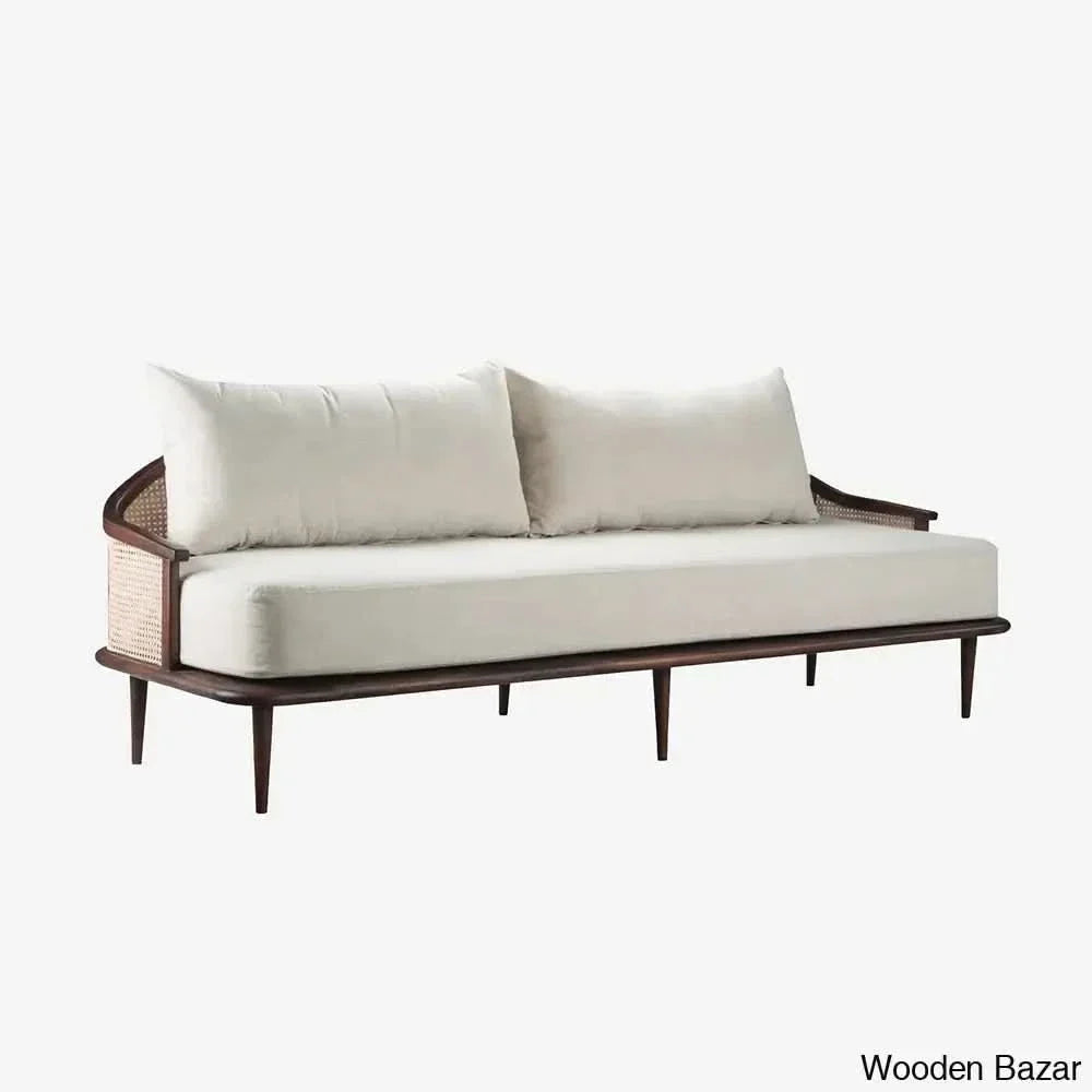 Sadien Solid Wood 2 & 3 Seater Luxury Sofa - Wooden Empiro