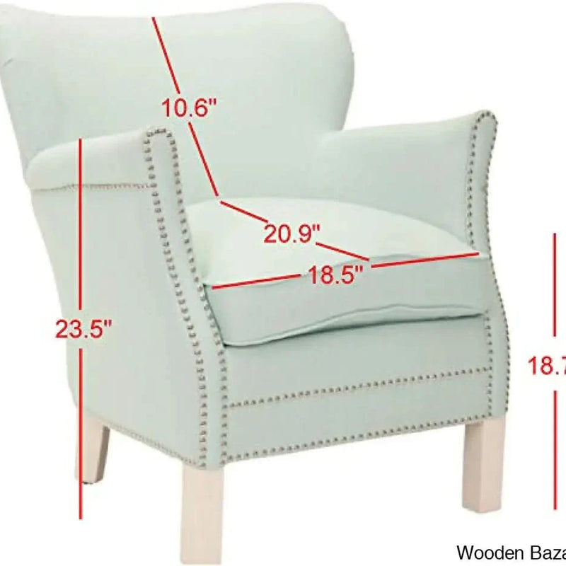 Safavieh Mercer Collection Connie Robins Egg Blue Club Chair