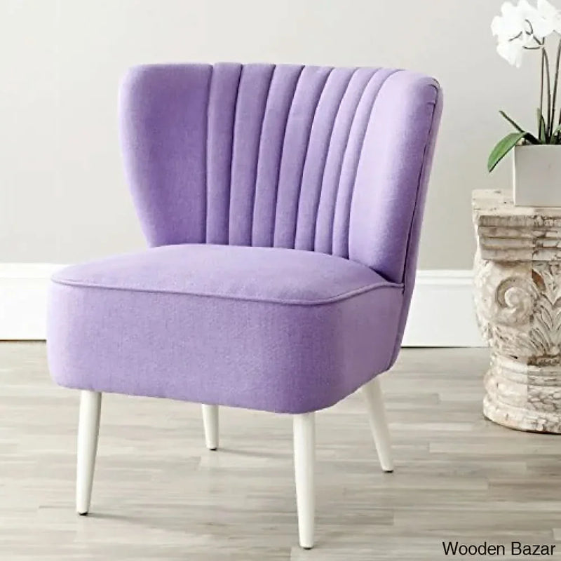 Safavieh Mercer Collection Waverly Mid-Century Purple Accent Chair