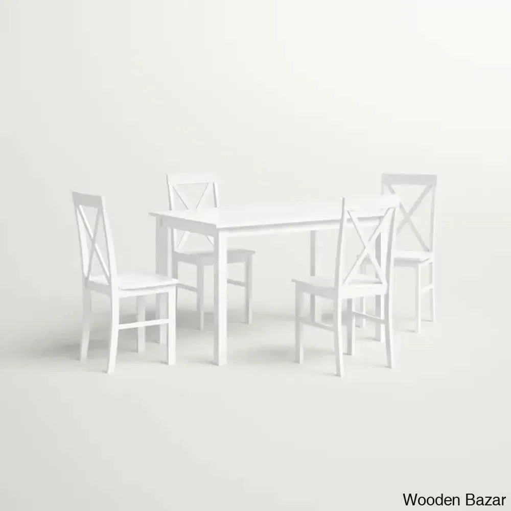 Samantha 4 - Person Dining Set