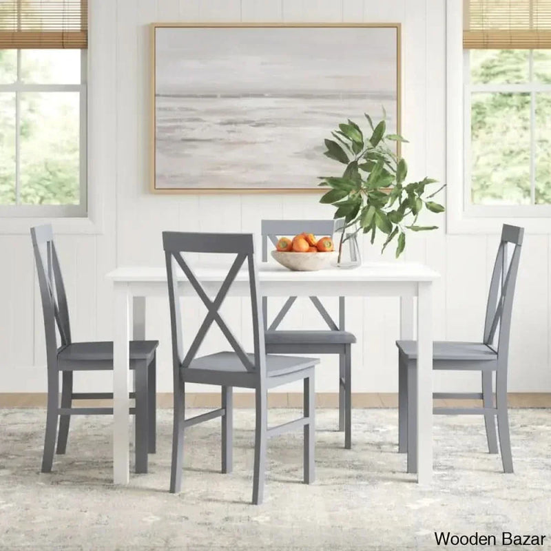 Samantha 4 - Person Dining Set
