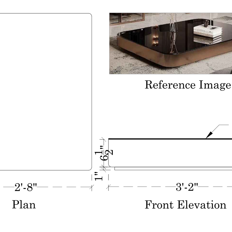 Alzo Modern Coffee Table