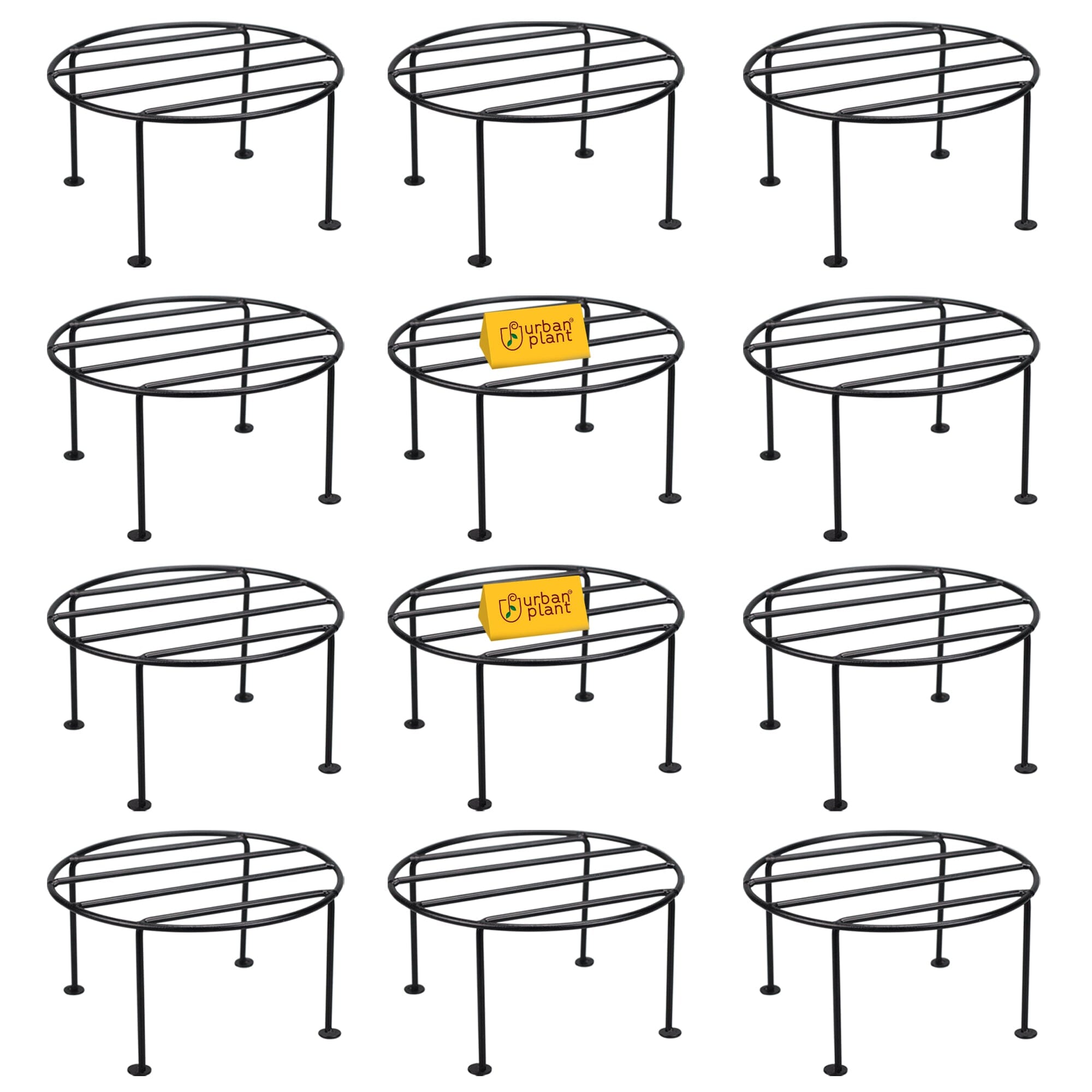 Wooden Empiro Durable Pot Stand Metal Stand Wooden Empiro Solo Pack of 12