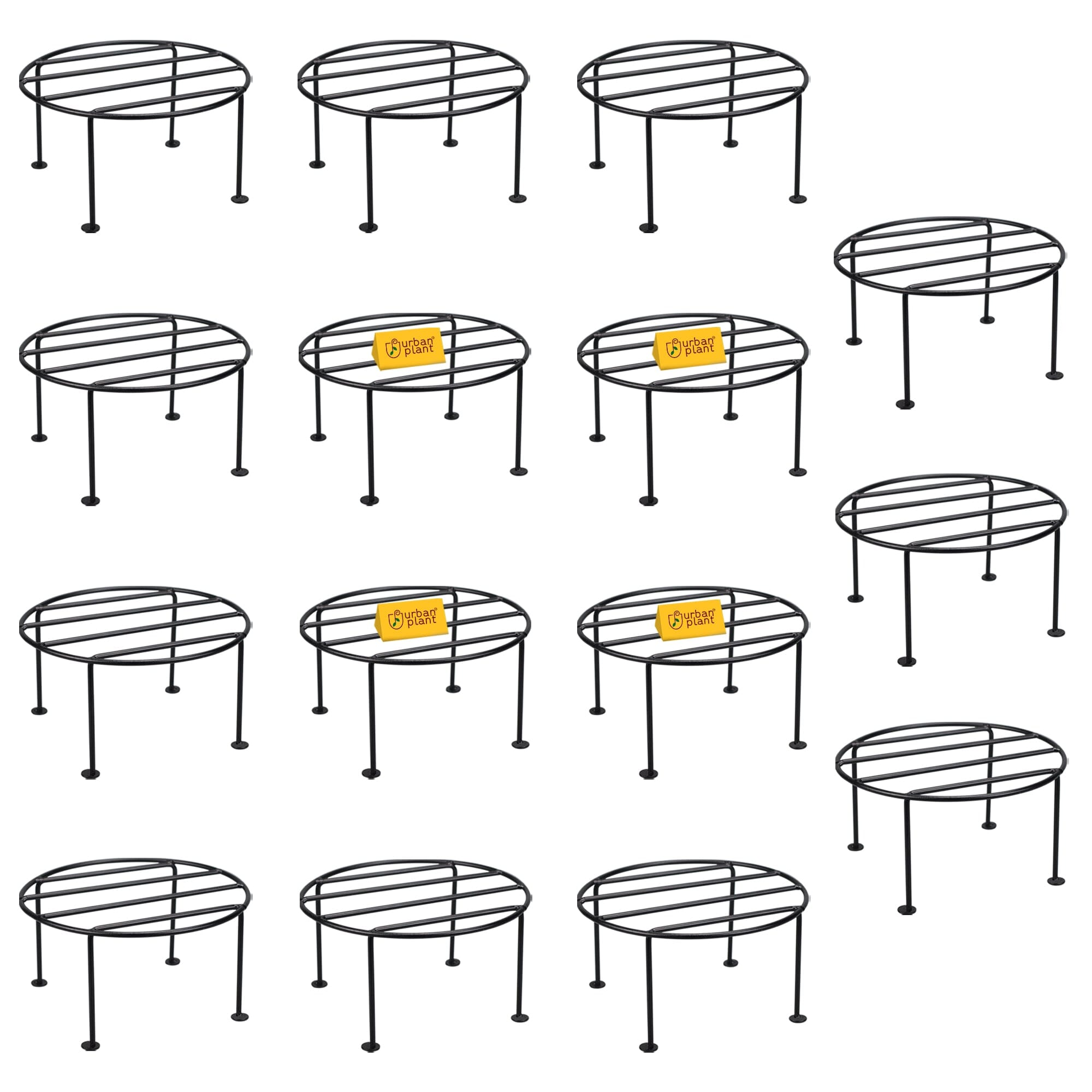 Wooden Empiro Durable Pot Stand Metal Stand Wooden Empiro Solo Pack of 15