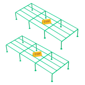 Wooden Empiro Vistara Plant Stands Wooden Empiro Green Pack of 2