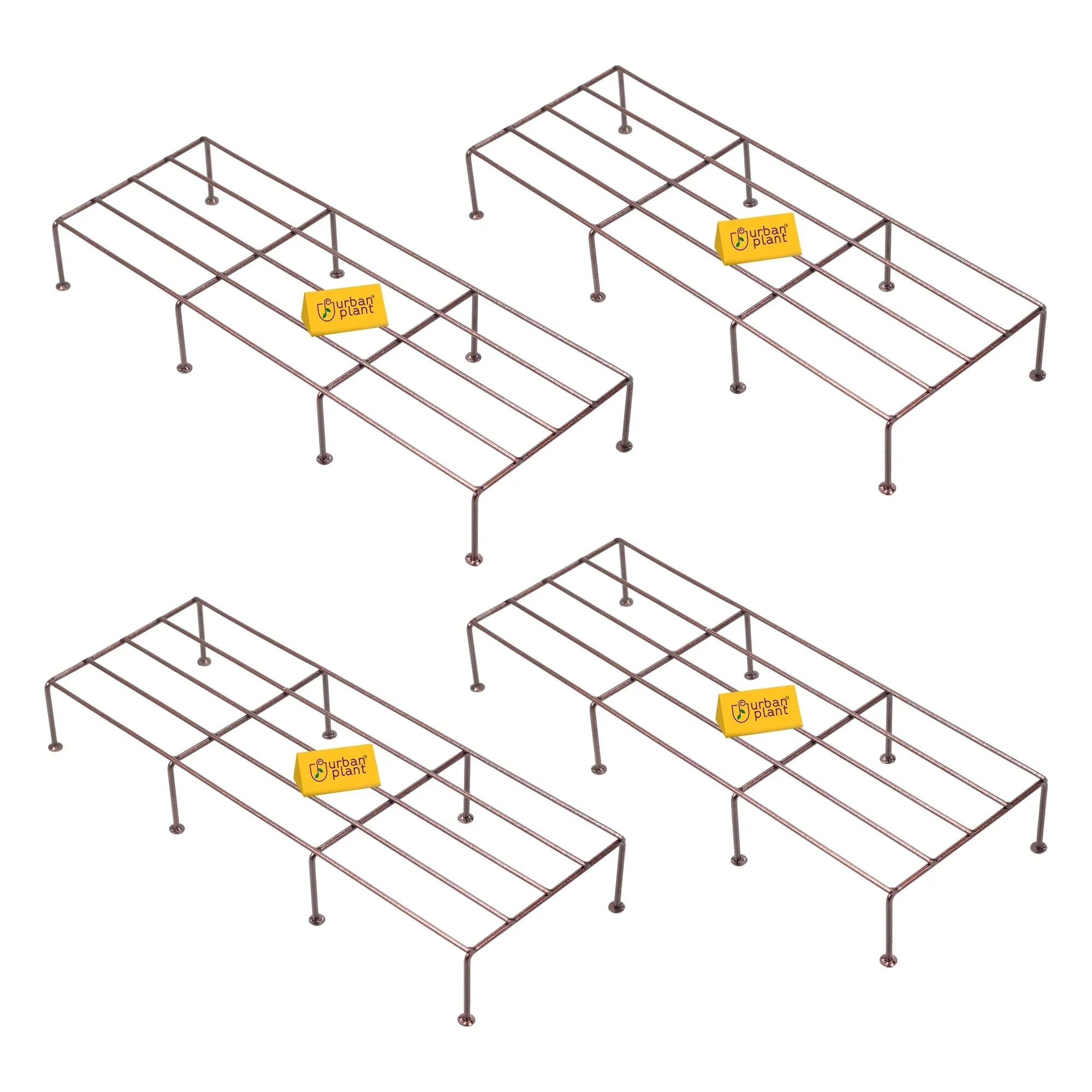 Wooden Empiro Vistara Plant Stands Wooden Empiro Brown Pack of 4
