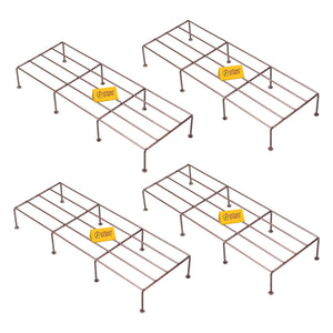 Wooden Empiro Vistara Plant Stands Wooden Empiro Brown Pack of 4
