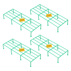 Wooden Empiro Vistara Plant Stands Wooden Empiro Green Pack of 4