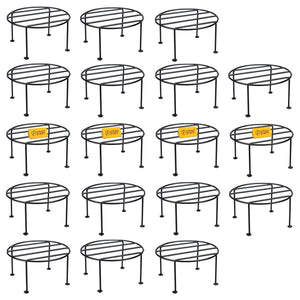 Wooden Empiro Durable Pot Stand Metal Stand Wooden Empiro Solo Pack of 18