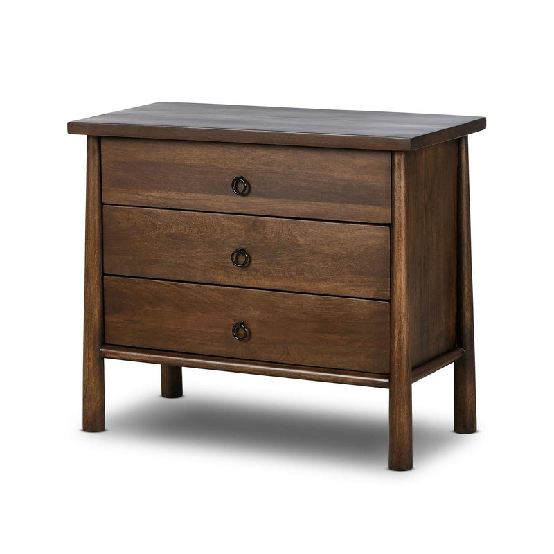 Talikorn Bedside table In 3 Drawer Dresser - Wooden Empiro