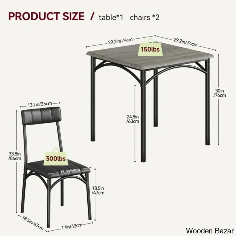 Sorrow New 2 Seater Dining table Set For Modern Living