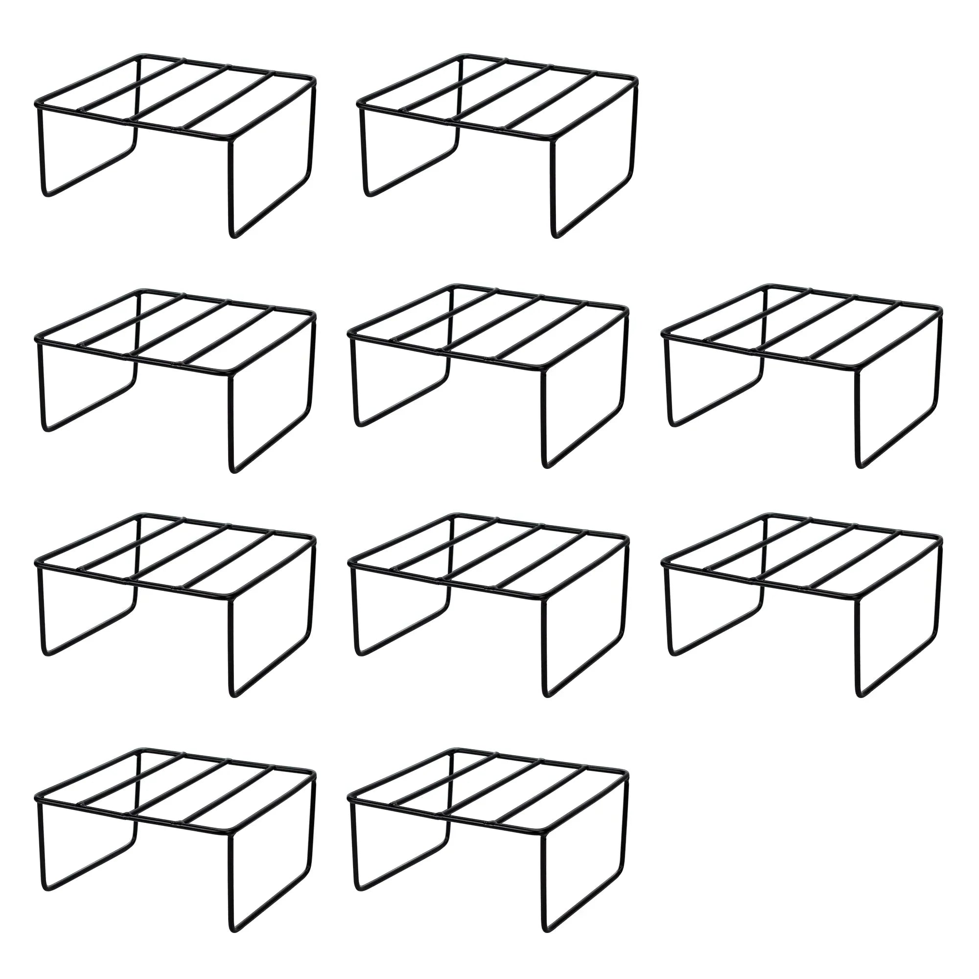 Wooden Empiro Durable Easy Pot Stand Square | Garden Accessories | Planter Stand for Balcony - 1174 Metal Stand Wooden Empiro Set of 10