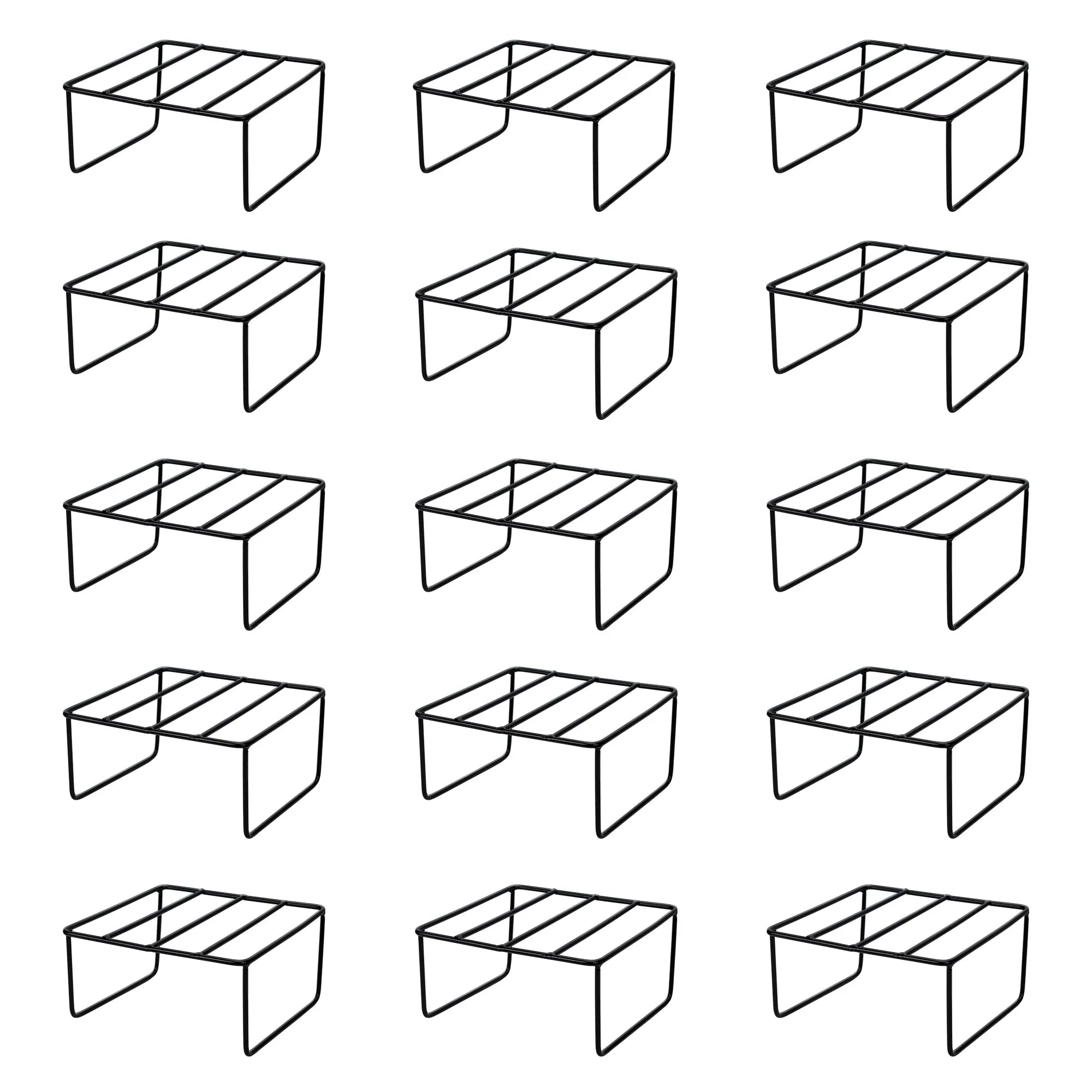 Wooden Empiro Durable Easy Pot Stand Square | Garden Accessories | Planter Stand for Balcony - 1174 Metal Stand Wooden Empiro Set of 15