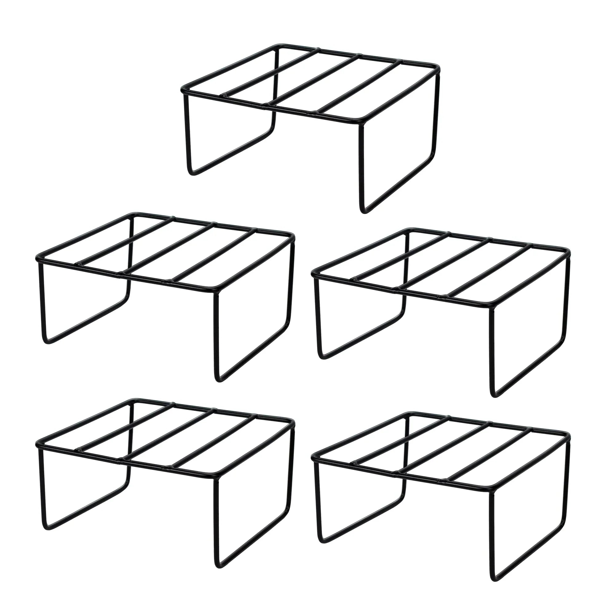 Wooden Empiro Durable Easy Pot Stand Square | Garden Accessories | Planter Stand for Balcony - 1174 Metal Stand Wooden Empiro Set of 5