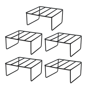Wooden Empiro Durable Easy Pot Stand Square | Garden Accessories | Planter Stand for Balcony - 1174 Metal Stand Wooden Empiro Set of 5