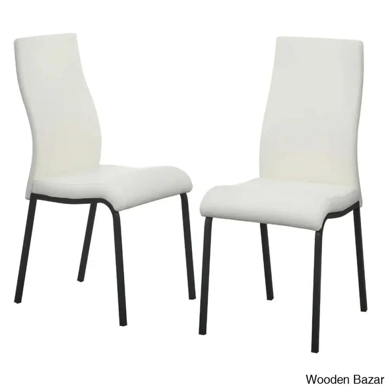 Swarg Modern Pedestal Dining table Set - Wooden Empiro