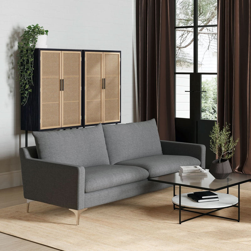 Heppix Tall Woven Cabinet - Wooden Empiro