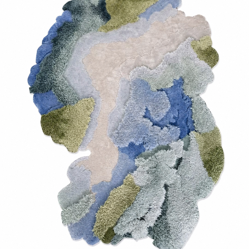 The Ivera Rug — Luxury Organic Abstract Hand-Tufted Area Rug