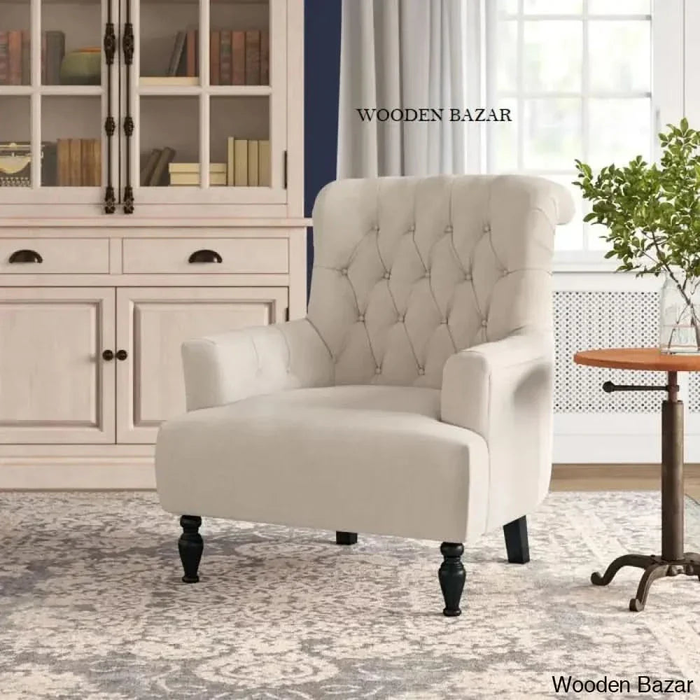 Upholstered Armchair - Wooden Empiro