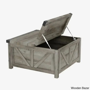 Vardello Modern Coffee And Center Table - Wooden Empiro Gray Wash