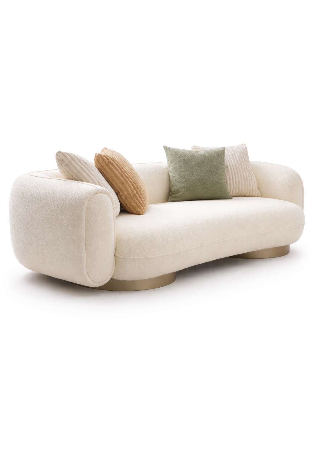Vasa Modern Luxury Curvy Seater Sofa Set