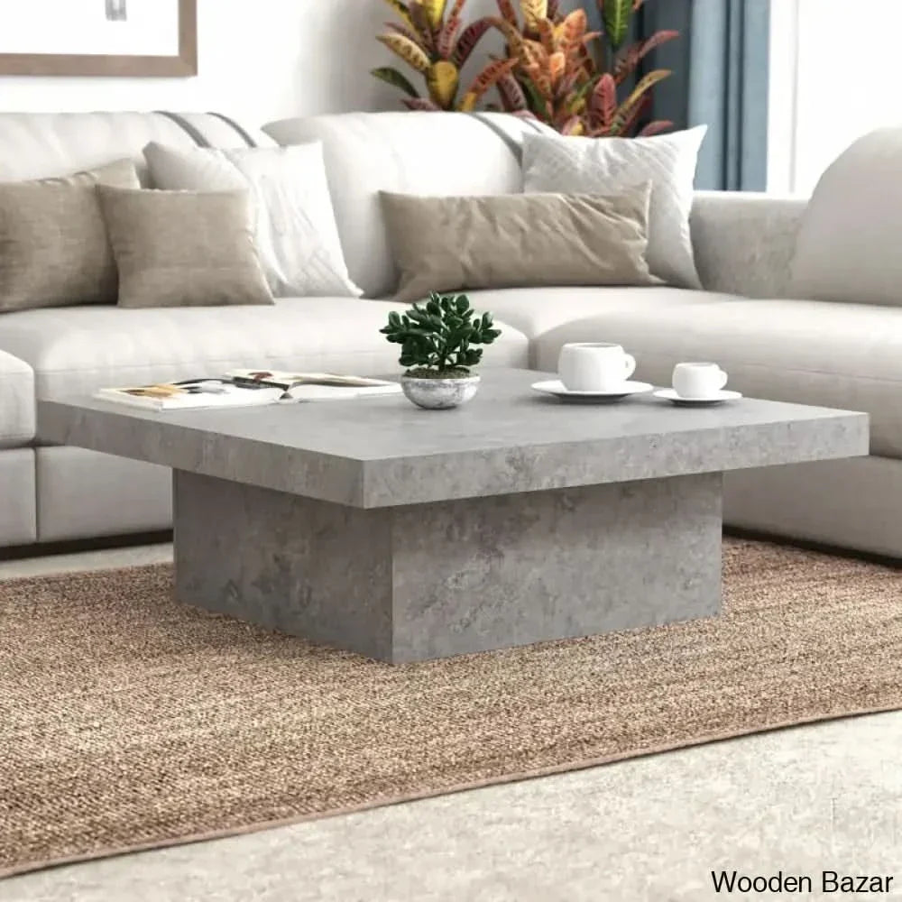 Vere Single Coffee Table And Center Table - Wooden Empiro Gray