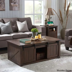 Vianorn Modern Coffee And Center Table - Wooden Empiro Brown