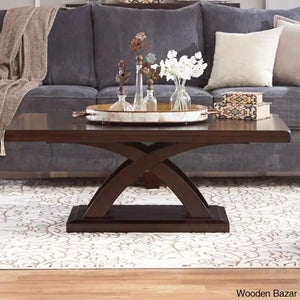 Vinny Coffee And Center Table - Wooden Empiro Dark Cherry