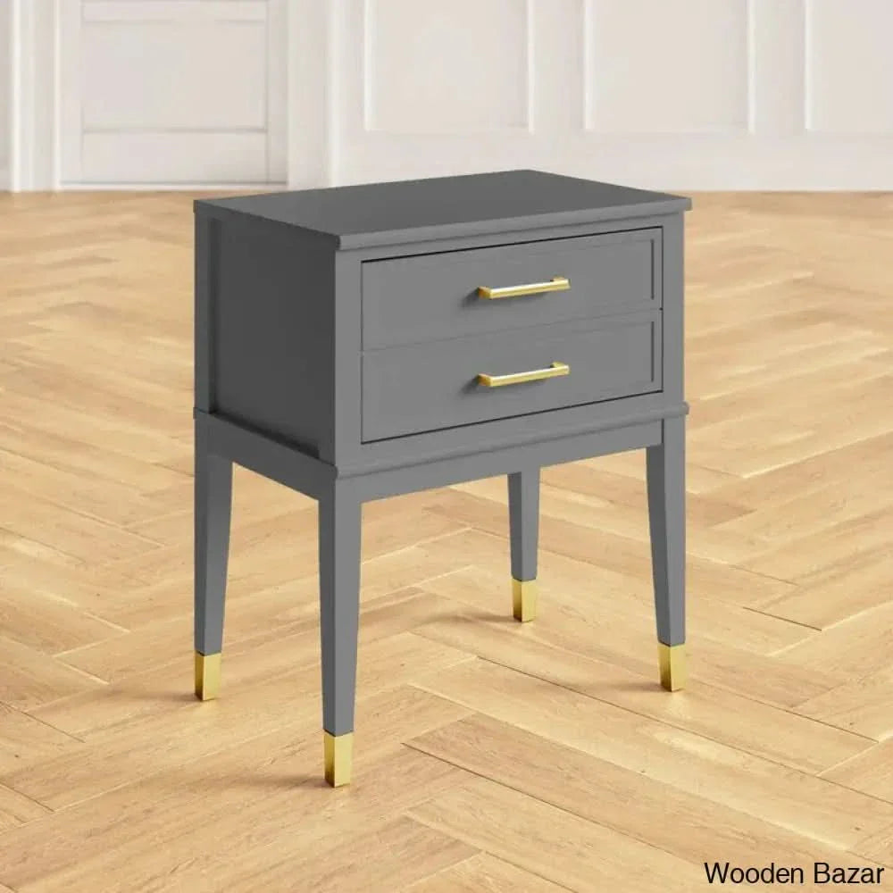 Bedside Table - Wooden Empiro