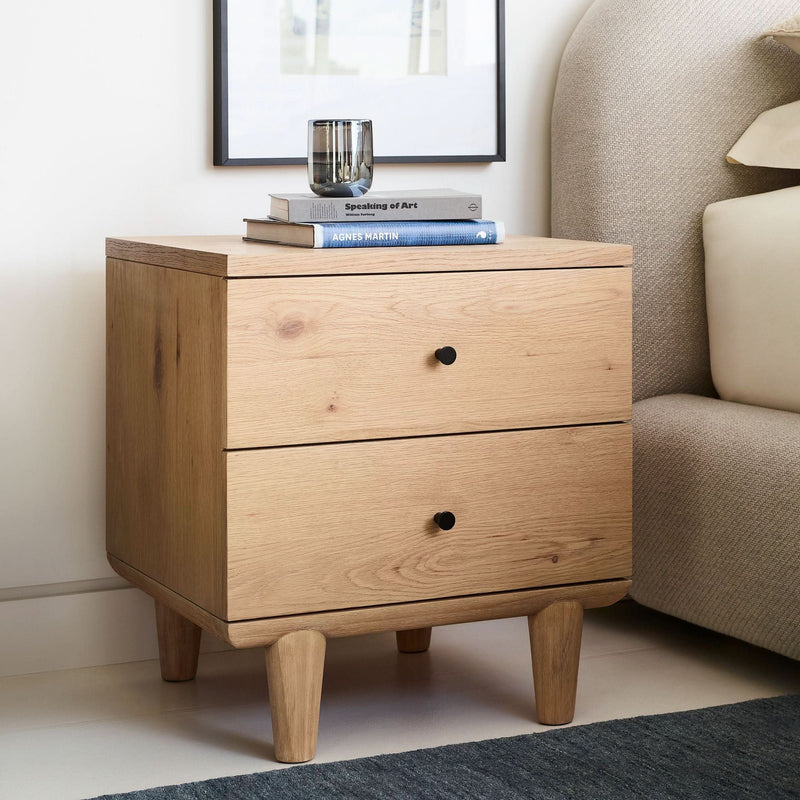 Candrect Bedside Table - Wooden Empiro