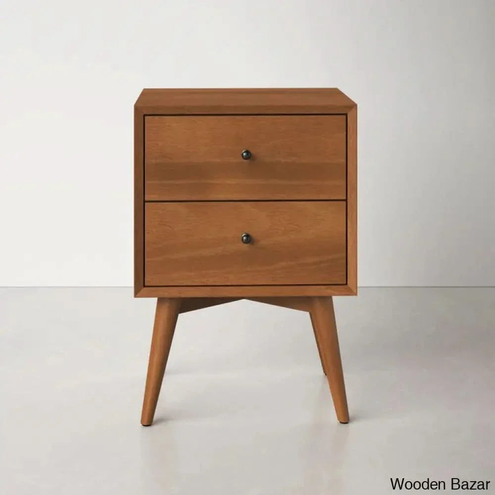 Bedside Table - Wooden Empiro