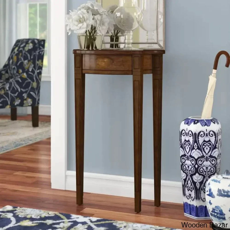 Wooden Empiro Ariton 32'' Tall Solid Wood End Table