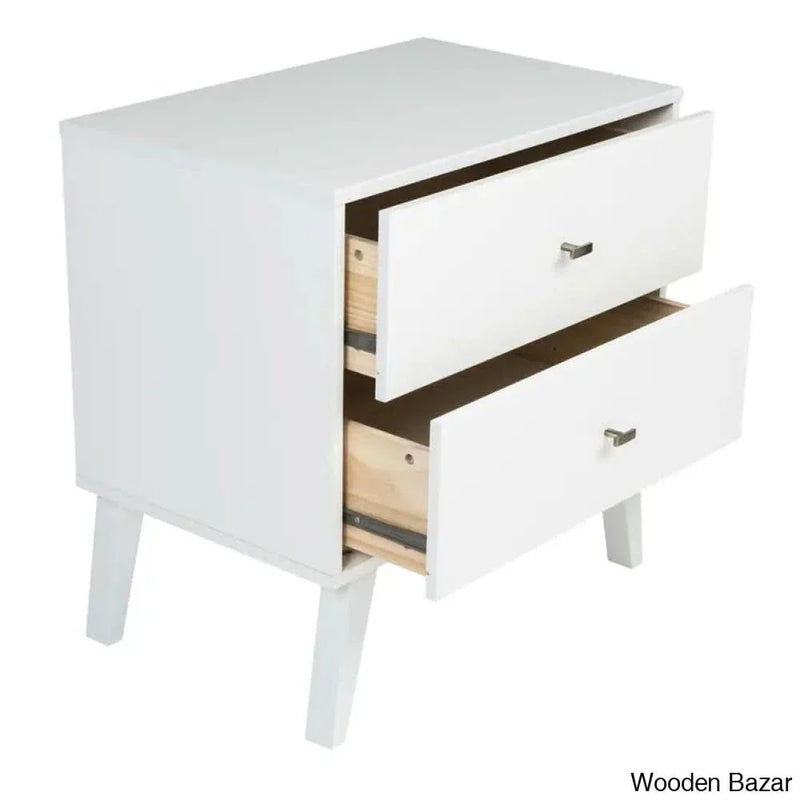 Wooden Empiro Bed Table, Side End Table, with 2 drawer and magnificient growth.