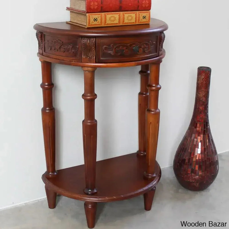 Wooden Empiro Carved Wood Furniture End Table
