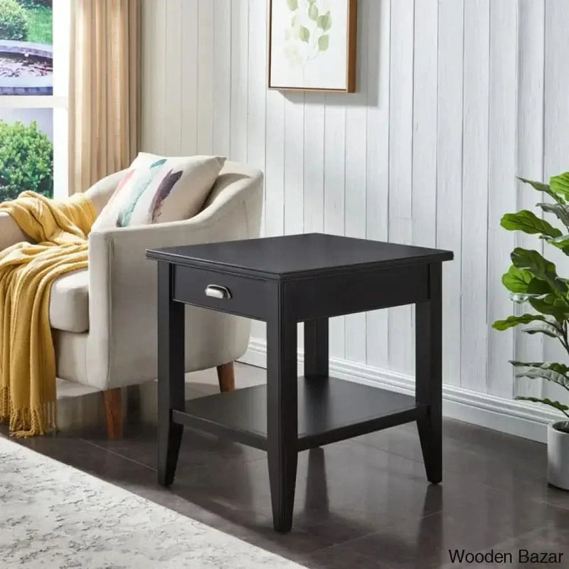 Wooden Empiro Leeland-James 24'' Tall End Table Set