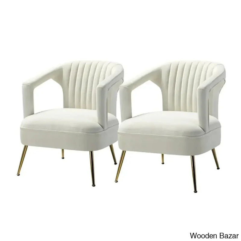 Wooden Empiro Slipper Solid Chair Wood With (Set of 2) Best Wood Material