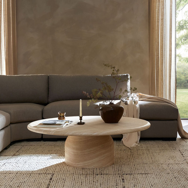 Synergy Round Coffee Table - Wooden Empiro