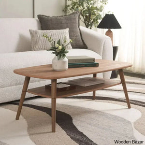 Yashon Coffee And Center Table - Wooden Empiro Oak