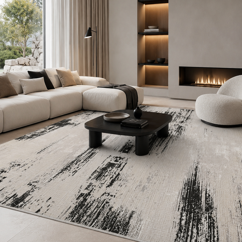The Monarque Rug — Luxury Contemporary Abstract Area Rug
